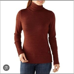Smartwool Merino Wool Women's Rust Lomg Sleeve Sweater #34